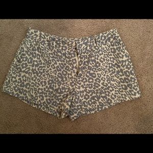 Leopard shorts